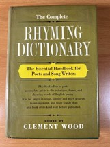 The Complete Rhyming Dictionary - Edited By Clement Wood - Hardcover - £35.88 GBP