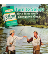 1965 Salem Menthol Cigarettes Advertisement Vintage Tobacco Fishing DWYY3 - $368.75 MXN