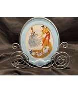 Disney Cinderella Carriage Metal Photo Frame Blue Vintage Disney Store - $25.04 CAD