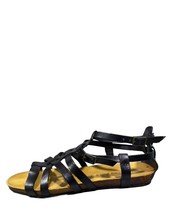 Eric Michael women&#39;s miami strap sandals Black - $91.00
