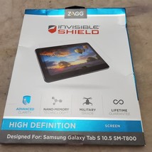 Zagg Invisible Shield Samsung Galaxy Tab S 10.5 SM-T800 Screen Protector - £3.95 GBP