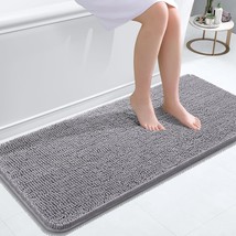 OLANLY Bathroom Rugs 47x20, Extra Soft Absorbent Chenille - £34.77 GBP