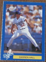 Darren Hall, #52, Lapd Dare Dodgers Baseball Card, Good Condition - $2.96