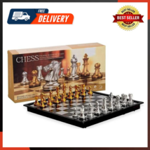 Magnetic Travel Chess Set With Board Easy to use - £16.48 GBP