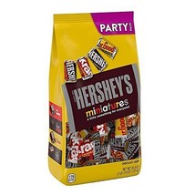 HERSHEY&#39;S Miniatures Assorted Chocolate Candy Bars, 35.9 oz Bulk Party Pack - $37.13
