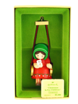 Hallmark Keepsake Tree Trimmer Christmas Is For Children Ornament 1979 (QX135-9) - £11.88 GBP