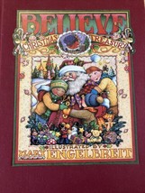 Believe Christmas Treasury - Illus. by Mary Engelbreit 1998 HB Gold Edged Pages - £9.53 GBP