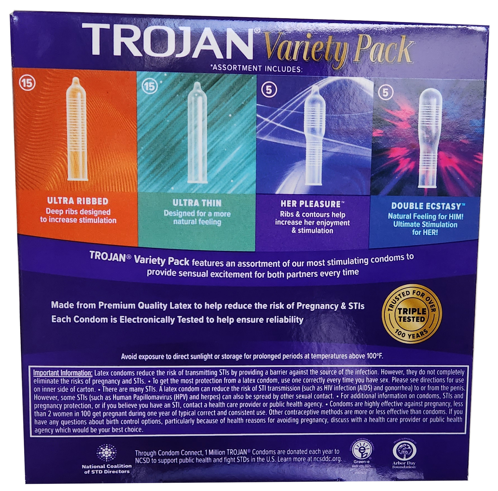 Trojan Pleasure Pack Premium Latex Condoms, and 8 similar items