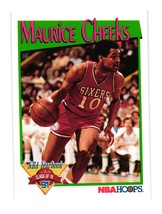 1991 Hoops #320 Maurice Cheeks Philadelphia 76ers - £3.19 GBP