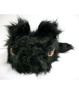 Daniel Boone Black Bear Hat with Eyes and Ears Plush Acrylic Small - £8.65 GBP