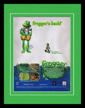 2001 Frogger PS2 Game Boy Advance 11x14 Framed ORIGINAL Vintage Advertisement  - £27.24 GBP
