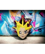 Vtg 1996 Kazuki Takahashi Yu Gi Oh Anime Plastic Mask Costume Halloween ... - €17,42 EUR