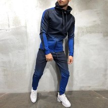 Trauit Men Jacket  Kit Zipper Hoodies+Joggers Sweatpants Hip Hop Gym  Clothes So - £80.80 GBP