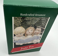 Ornament Christmas Hallmark Keepsake Joyful Trio 1989 QX437-2 China Vintage - £12.66 GBP