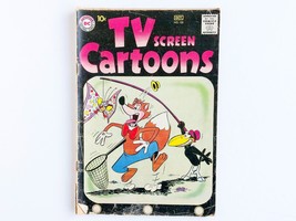 Vintage &quot;TV Screen Cartoons&quot; DC No. 130, 1959 Silver Age Comic Book - £18.64 GBP