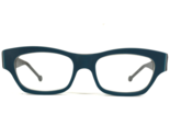 Vintage la Eyeworks Eyeglasses Frames MILES 333M Blue Rectangular 48-18-135 - £55.12 GBP