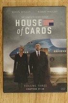 Dvd Tv Series 3rd Season Volume Three House Of Cards Chapter 27-39 Kevin Spacey - £8.60 GBP