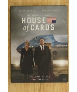 DVD TV Series 3rd Season Volume Three HOUSE OF CARDS Chapter 27-39 Kevin... - $10.83