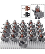 21pcs/set LOTR Dwarf Shortsword  Infantry Army Set Custom Minifigures Toys - £21.78 GBP