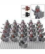 21pcs/set LOTR Dwarf Shortsword  Infantry Army Set Custom Minifigures Toys - $28.68