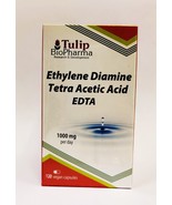 EDTA 1000mg 120 Capsules Detox Effective Chelator Health - $29.04