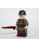 Minifigure 82Nd Airborne Us Army Soldier Gunner D Day Ww2 Paratrooper Bu... - $8.19
