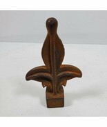 Vintage Fleur de Lis Finial 5.5 Inch Pointy Rusty Patina Cast Iron - €12,15 EUR