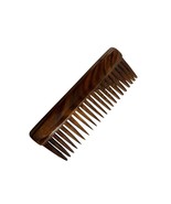 Handcrafted Dark Wood Comb 7.5&quot; X 2.75&quot; Decor Collectible Decorative - $11.88