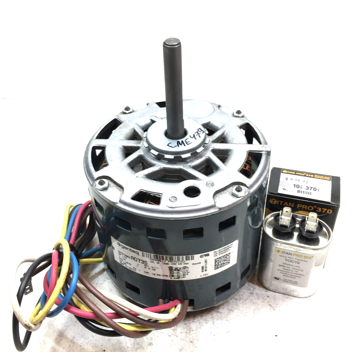 Genteq 5KCP39KGAD73S Blower Motor D343558P01 1/3HP 115V 1075 RPM used #C... - $129.00