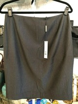 Elie Tahari Black Pin Striped &quot;Bennet&quot; Skirt Style#E30FT301 Sz 6 $148 Nwt - $74.15