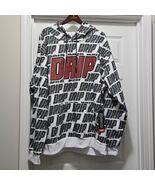 New RGSTR Drip White Black AOP Hoodie Sweatshirt Men&#39;s 4X READ - $46.93 CAD