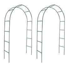 Garden Arch Dark Green Iron 2 pieces Durable Garden Arch - $61.90 CAD