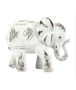 White Wash Elephant Figure 8X7 - $98.01