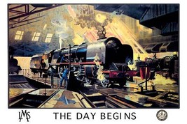 The Day Begins - L.M.S. 20 x 30 Poster - £20.38 GBP
