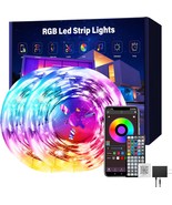 Led Lights For Bedroom 200 Ft (2 Rolls Of 100Ft), Music Sync Rgb Led Strip - $671.61 MXN