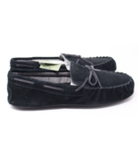 Goodfellow &amp; Co Men&#39;s Topher Moccasin Black Faux Leather Slippers Size 7... - $184.50 MXN