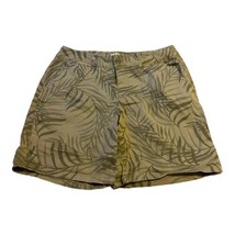 Cato Shorts Womens 6 Palm Leaf Tropical Hawaiian Bermuda Chino Vacation Womens - $12.19