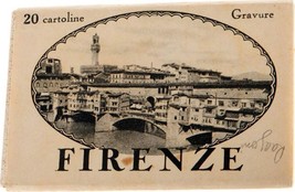 8 Vintage Italian Photo Postcards in and Around Firenze, Original Cover ... - €21,91 EUR