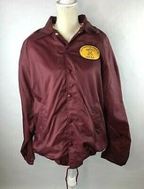 Bo-Jac VTG Mens XL Burgundy WIndbreaker Jacket Gold Prospectors Association GPAA - £15.95 GBP