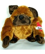 Dan Dee Collectors Choice Bull Dog Plush Heart Tattoo Stuffed Animal 10.5&quot; - $24.32 CAD