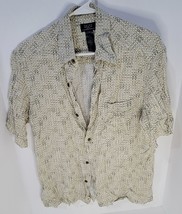 Crazy Horse by Claiborne Short Sleeve Button Down Shirt Men’s Size Medium - $9.74