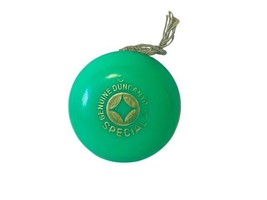 Duncan Special Yoyo Tournament Toy yo-yo Advertising vtg yo Genuine Gree... - $19.75