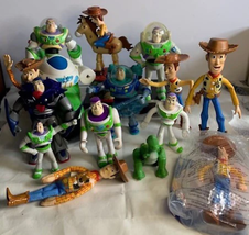 Disney Toy Story Pixar Woody, Buzz Lightyear &amp; Rex set #17 - $77.30