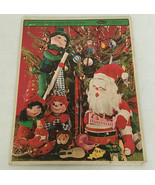 Vintage Whitman Christmas time tray puzzle holiday santa toys  jigsaw pu... - €17,09 EUR