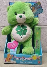 Care Bears Good Luck Bear 12” Plush Stuffed Toy VHS Cartoon Video Vintag... - $84.05