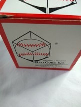 BALLQUBE BASEBALL DISPLAY CASE Clear NEW MLB Square Ball Holder Stackabl... - £3.88 GBP