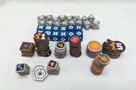 Lot Of (100+) Star Wars Shadowpoint Board Game Tokens And Dice Only - £31.13 GBP