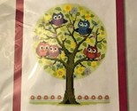 VERVACO Little Owls Tree Counted Cross Stitch DIY Kit 9.2&quot; x 12&quot; Embroid... - $16.99