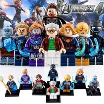 8pcs/set Avengers Minifigure Captain Marvel Neon Iron Man Korg Stan Lee Toy - £13.53 GBP