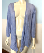 Nic+Zoe Light Blue 3/4 Sleeve Open Cardigan Size 2X - $37.04